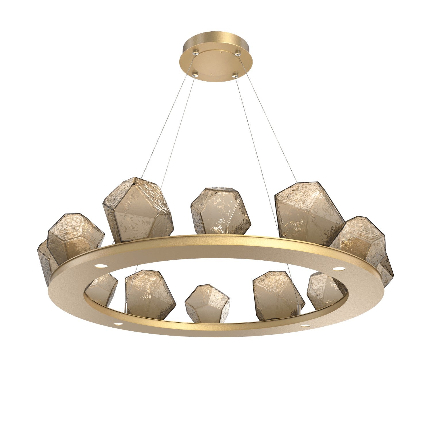 Hammerton Studio - CHB0039-0C-GB-B-CA1-L1 - LED Chandelier - Gem - Gilded Brass