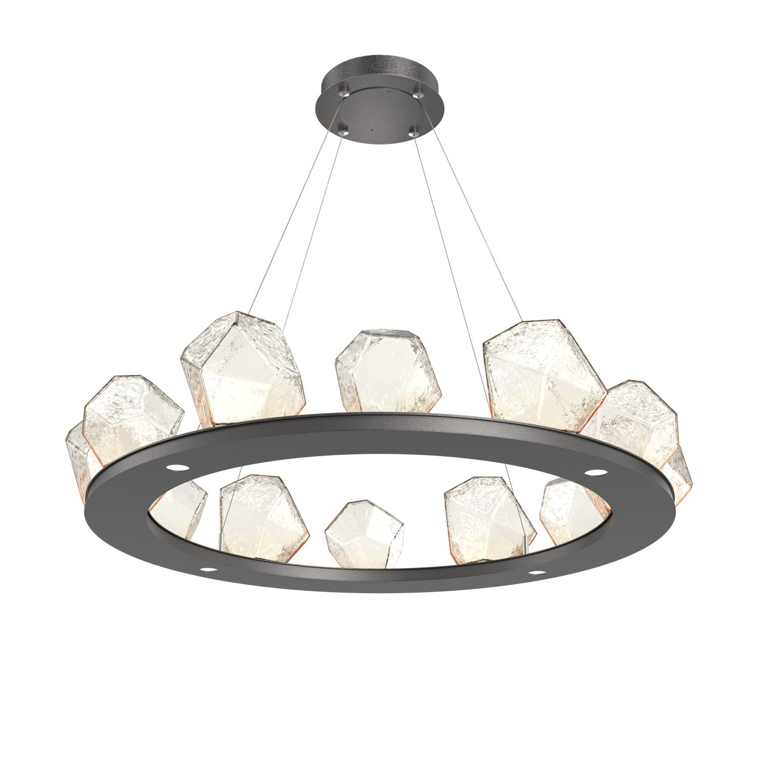 Hammerton Studio - CHB0039-0C-GP-A-CA1-L1 - LED Chandelier - Gem - Graphite