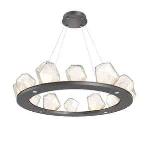 Hammerton Studio - CHB0039-0C-GP-A-CA1-L3 - LED Chandelier - Gem - Graphite