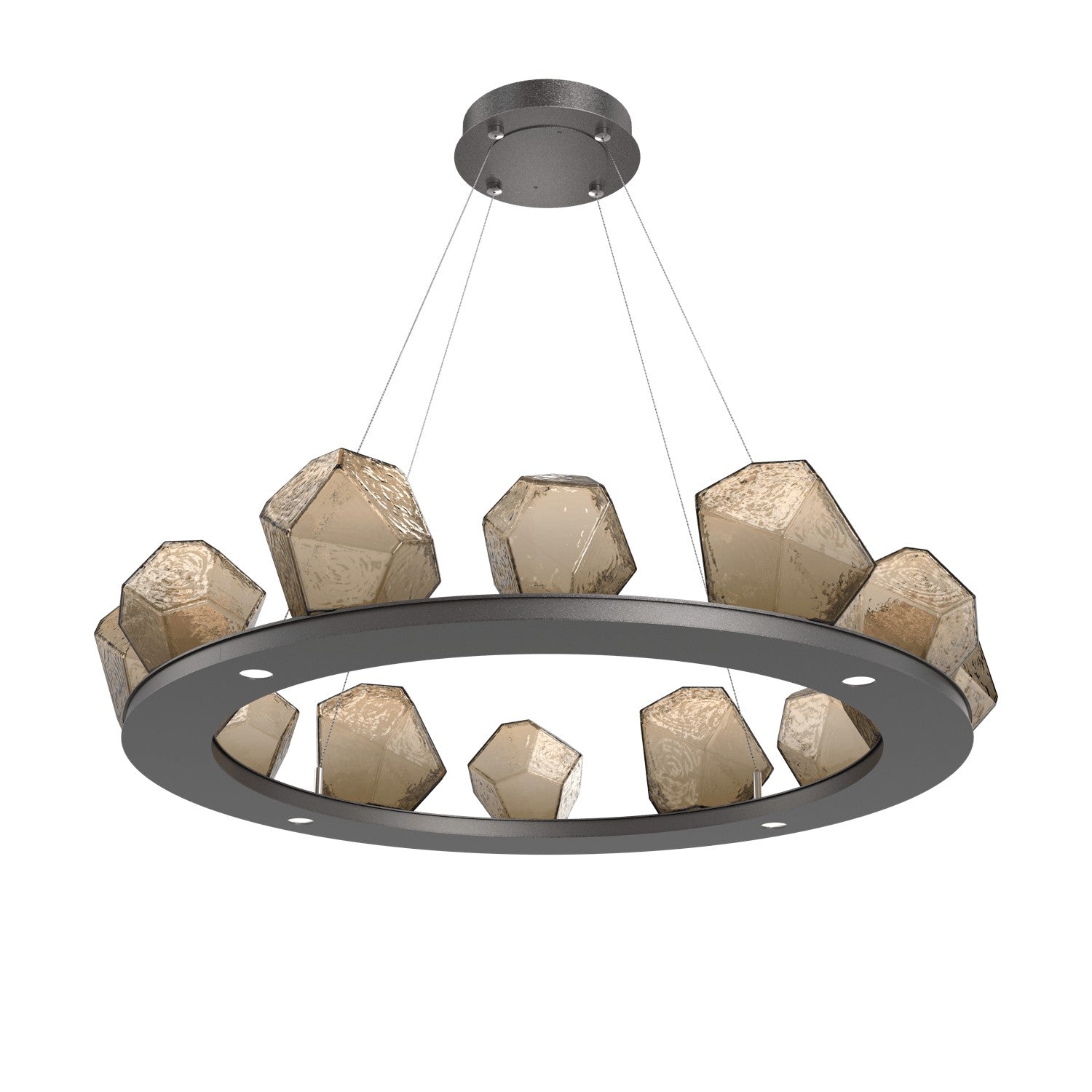 Hammerton Studio - CHB0039-0C-GP-B-CA1-L1 - LED Chandelier - Gem - Graphite