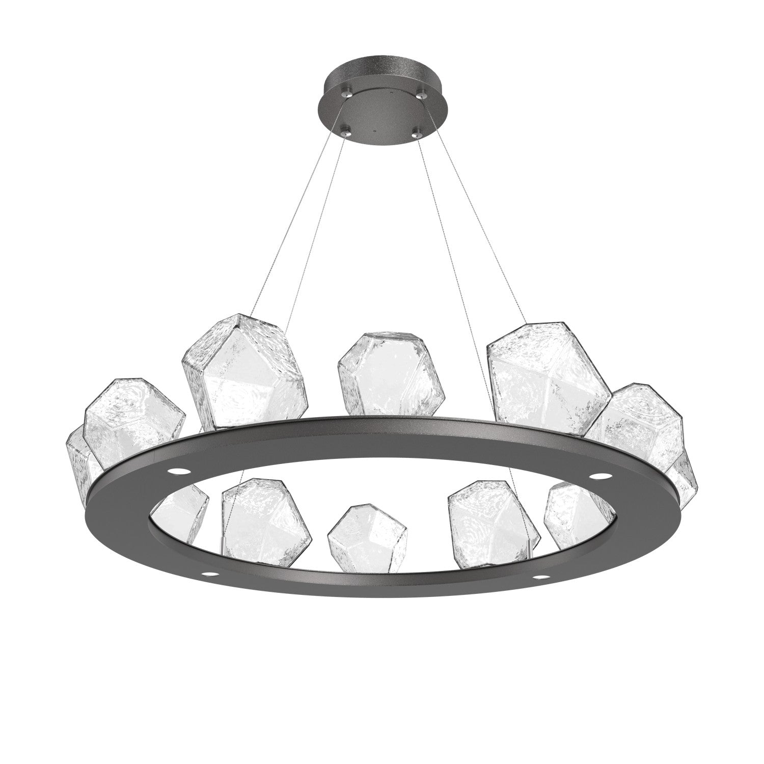 Hammerton Studio - CHB0039-0C-GP-C-CA1-L1 - LED Chandelier - Gem - Graphite