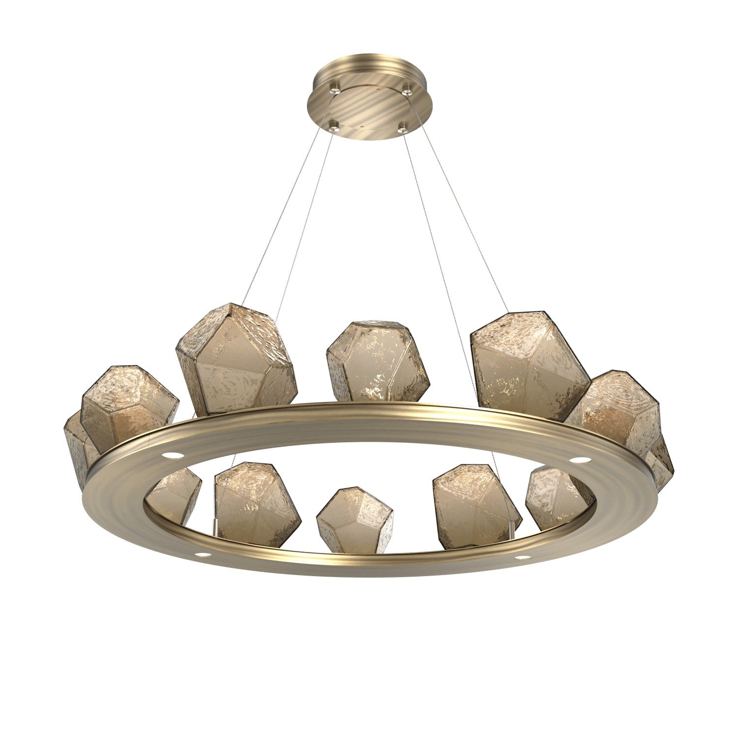 Hammerton Studio - CHB0039-0C-HB-B-CA1-L1 - LED Chandelier - Gem - Heritage Brass