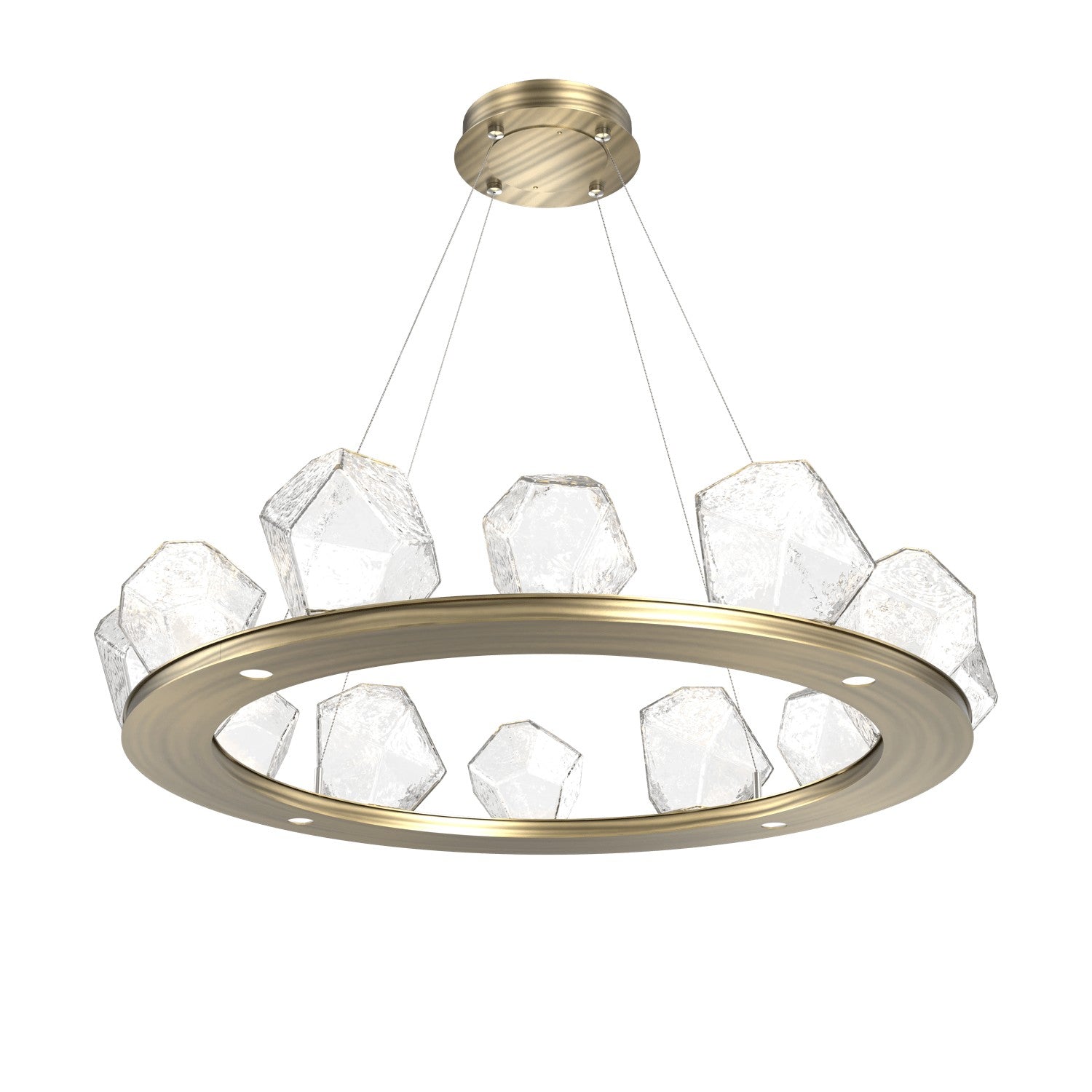 Hammerton Studio - CHB0039-0C-HB-C-CA1-L1 - LED Chandelier - Gem - Heritage Brass