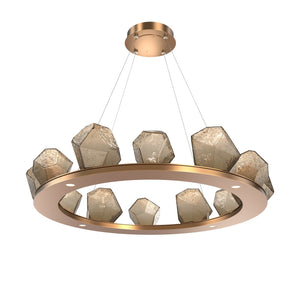 Hammerton Studio - CHB0039-0C-NB-B-CA1-L1 - LED Chandelier - Gem - Novel Brass