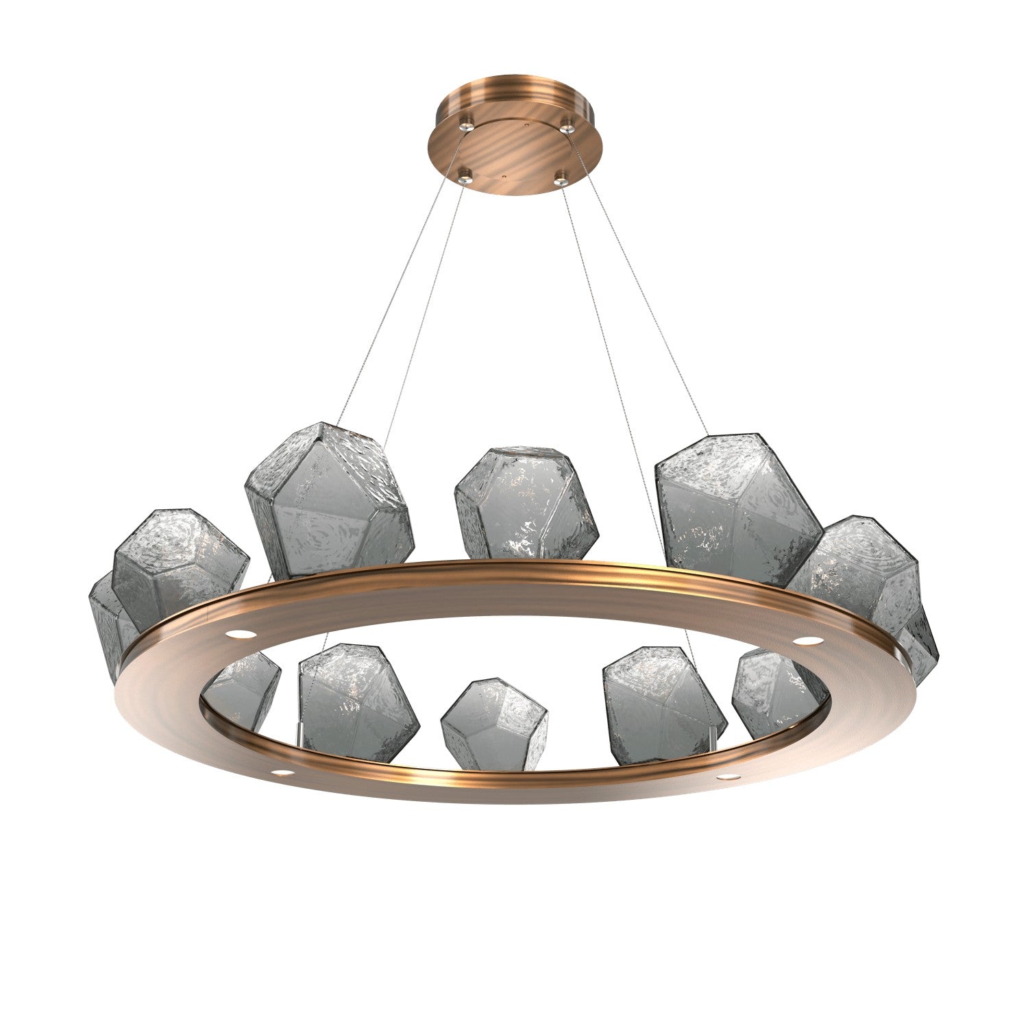 Hammerton Studio - CHB0039-0C-RB-S-CA1-L1 - LED Chandelier - Gem - Oil Rubbed Bronze