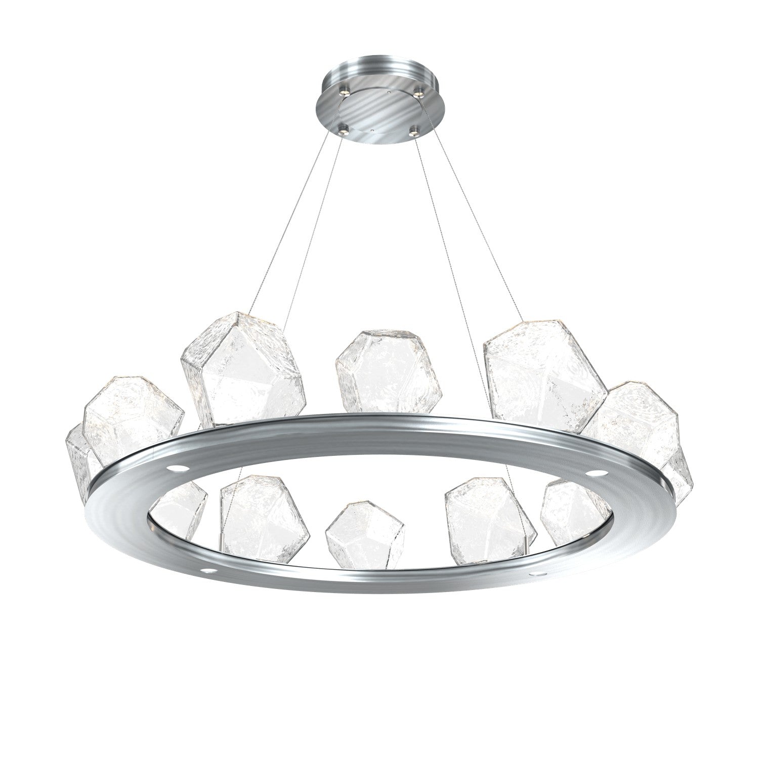 Hammerton Studio - CHB0039-0C-SN-C-CA1-L1 - LED Chandelier - Gem - Satin Nickel