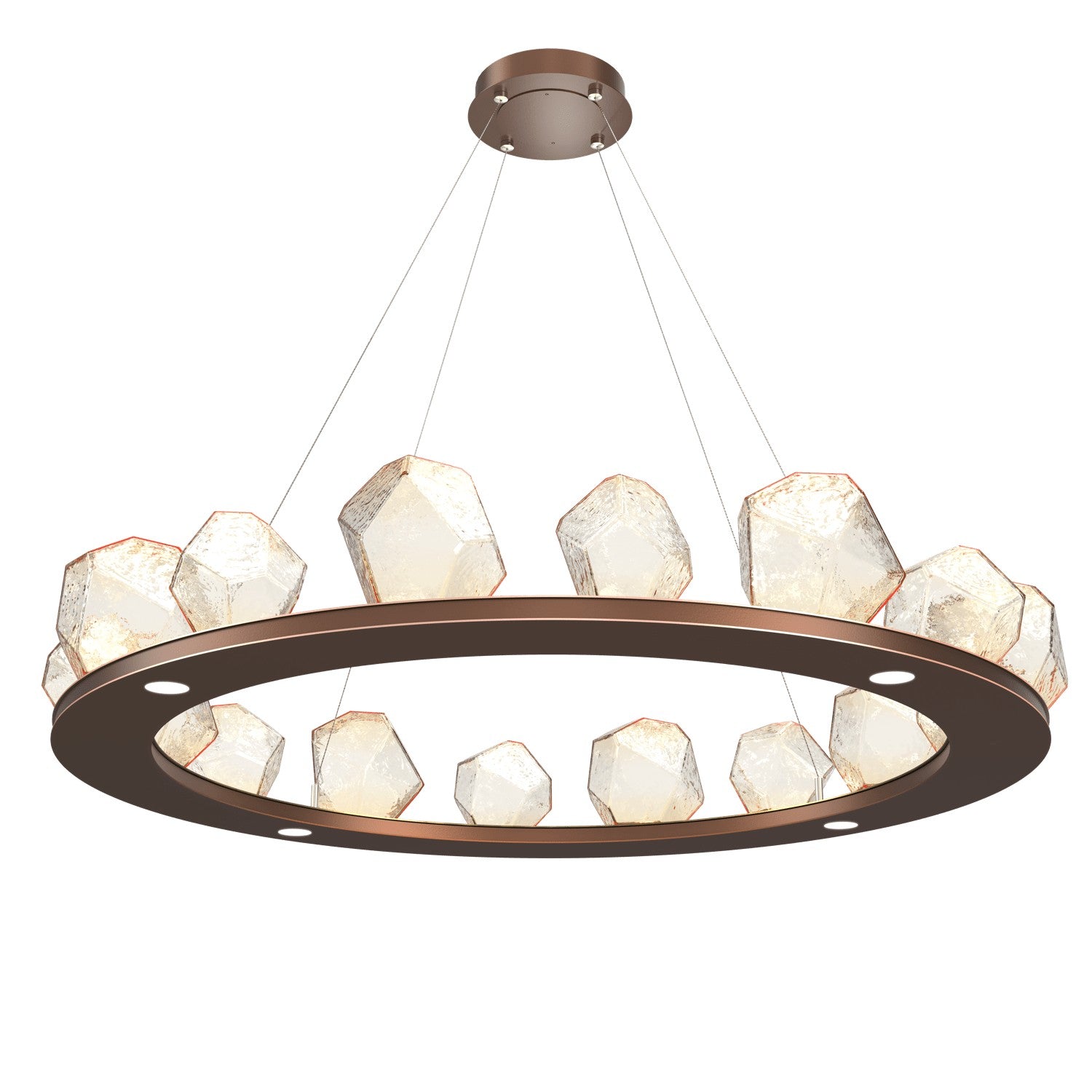 Hammerton Studio - CHB0039-0D-BB-A-CA1-L1 - LED Chandelier - Gem - Burnished Bronze