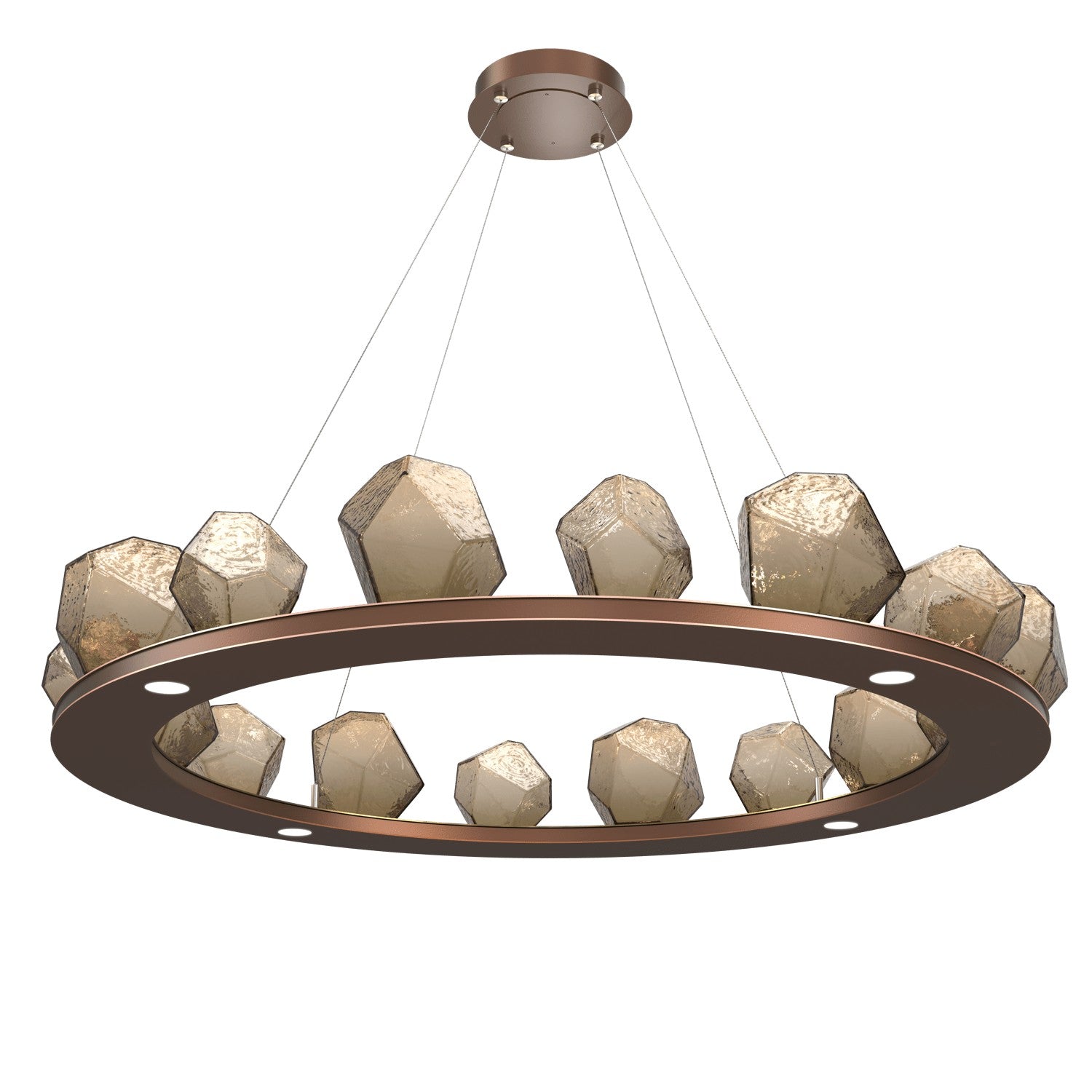 Hammerton Studio - CHB0039-0D-BB-B-CA1-L1 - LED Chandelier - Gem - Burnished Bronze