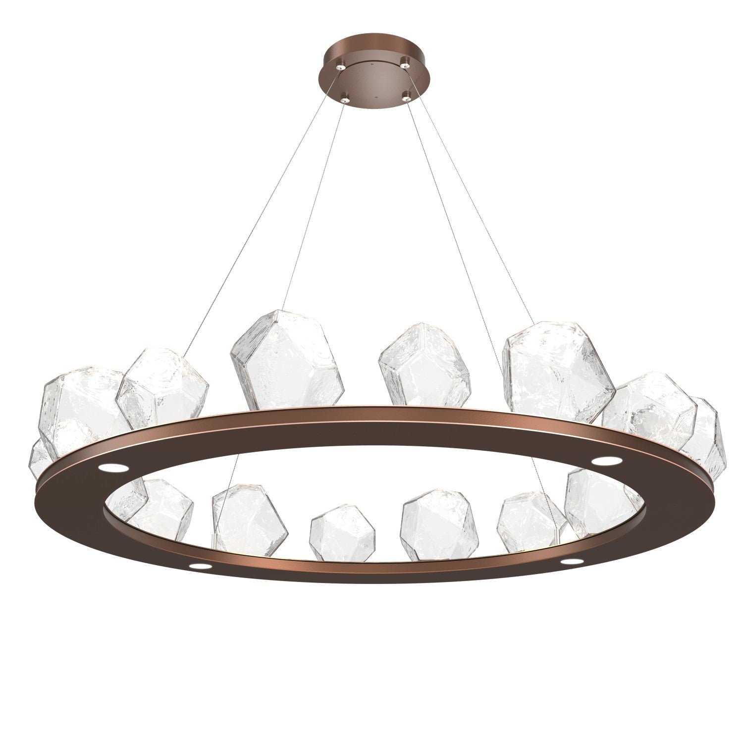 Hammerton Studio - CHB0039-0D-BB-C-CA1-L1 - LED Chandelier - Gem - Burnished Bronze