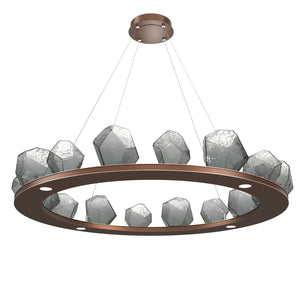 Hammerton Studio - CHB0039-0D-BB-S-CA1-L1 - LED Chandelier - Gem - Burnished Bronze