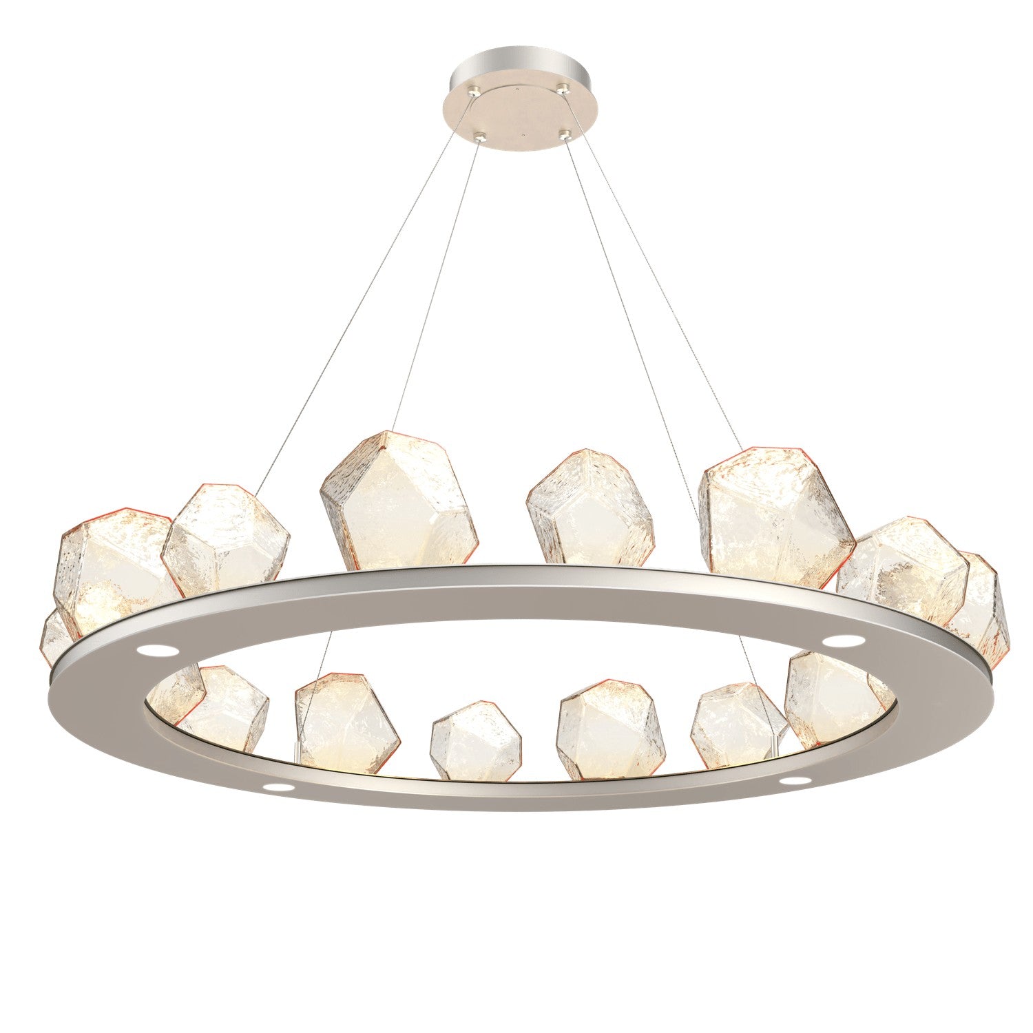 Hammerton Studio - CHB0039-0D-BS-A-CA1-L1 - LED Chandelier - Gem - Beige Silver