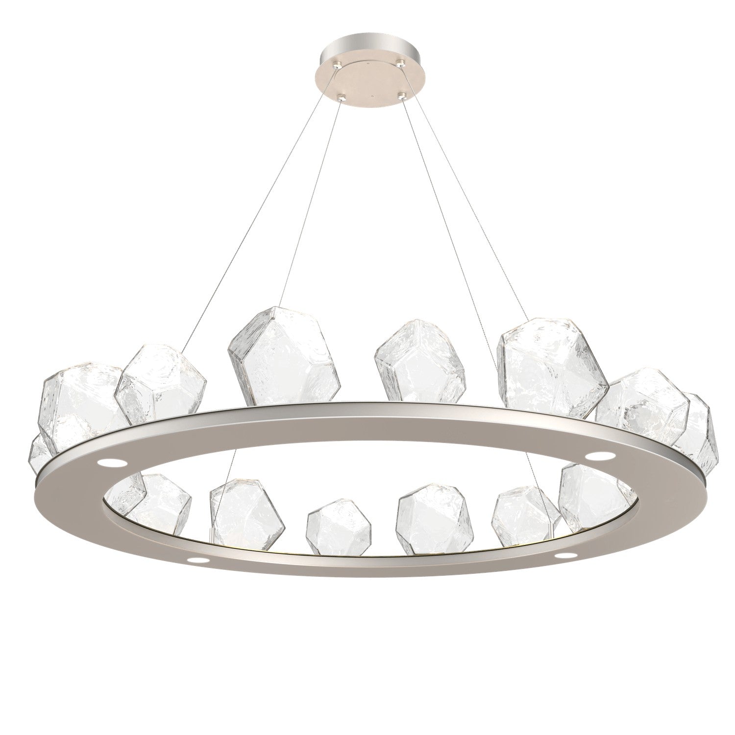 Hammerton Studio - CHB0039-0D-BS-C-CA1-L1 - LED Chandelier - Gem - Beige Silver