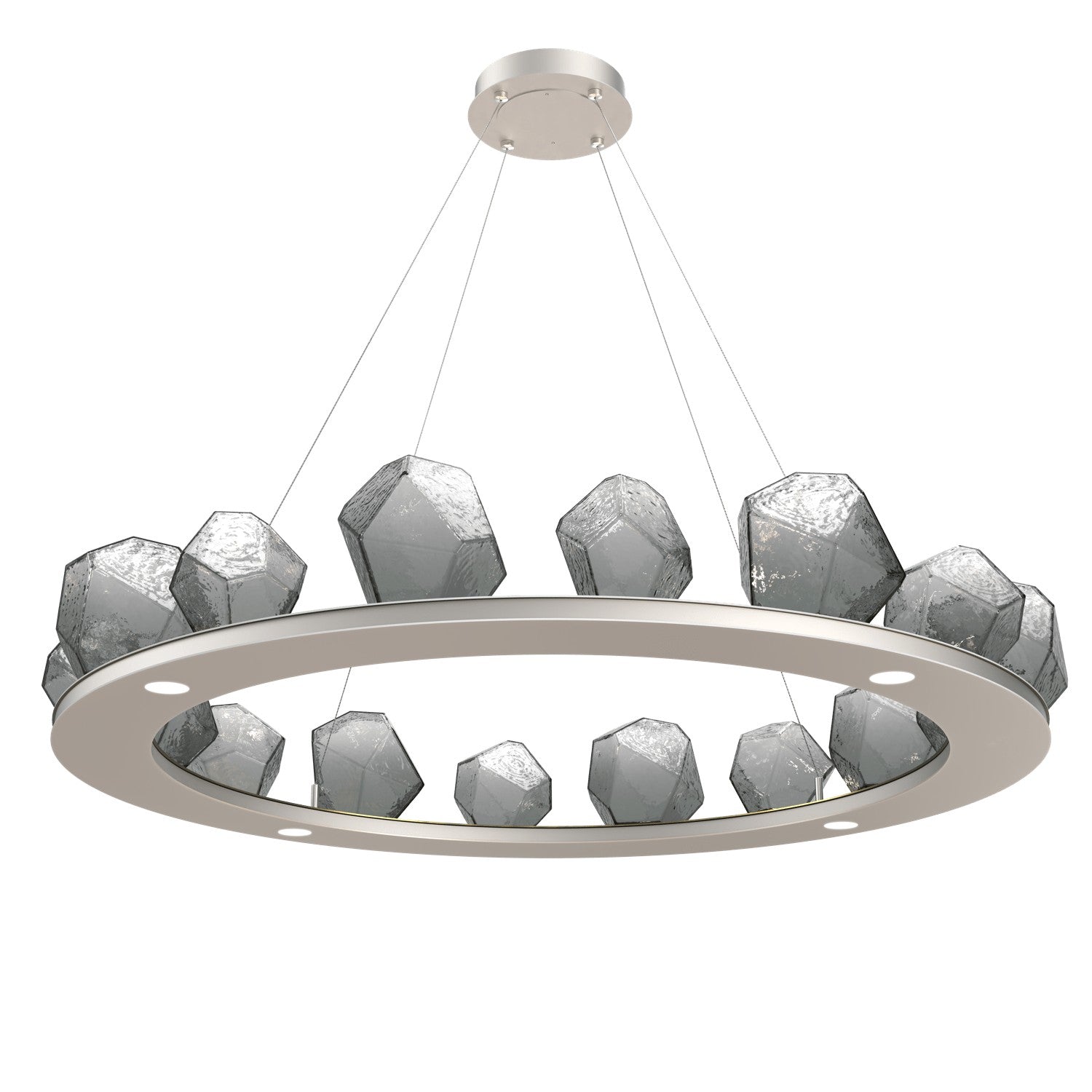 Hammerton Studio - CHB0039-0D-BS-S-CA1-L1 - LED Chandelier - Gem - Beige Silver