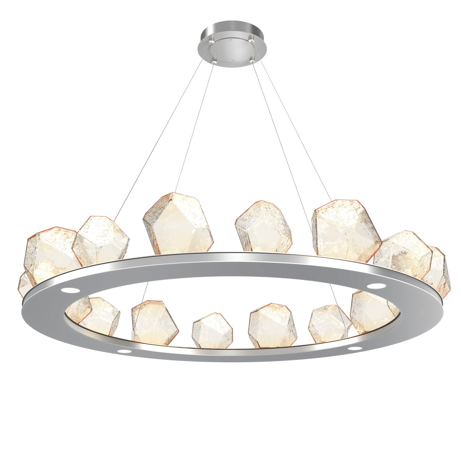 Hammerton Studio - CHB0039-0D-CS-A-CA1-L1 - LED Chandelier - Gem - Classic Silver