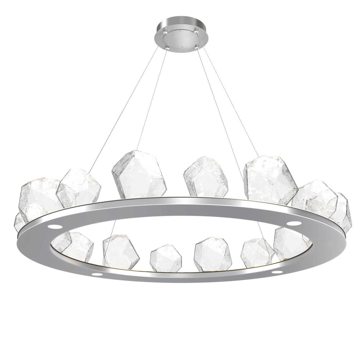 Hammerton Studio - CHB0039-0D-CS-C-CA1-L1 - LED Chandelier - Gem - Classic Silver