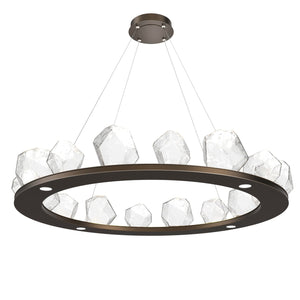 Hammerton Studio - CHB0039-0D-FB-C-CA1-L3 - LED Chandelier - Gem - Flat Bronze