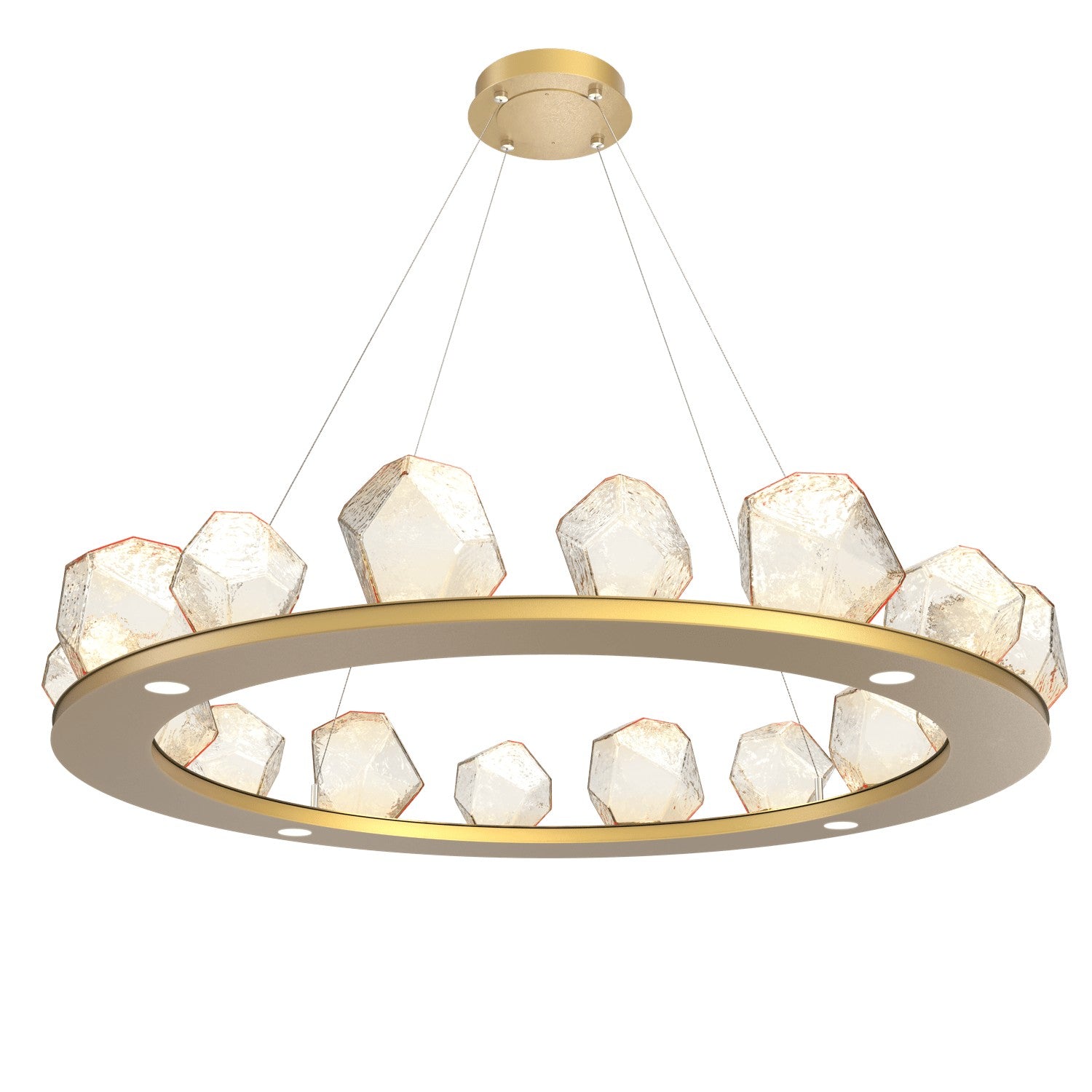 Hammerton Studio - CHB0039-0D-GB-A-CA1-L3 - LED Chandelier - Gem - Gilded Brass