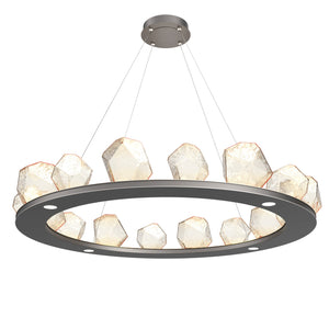 Hammerton Studio - CHB0039-0D-GP-A-CA1-L1 - LED Chandelier - Gem - Graphite