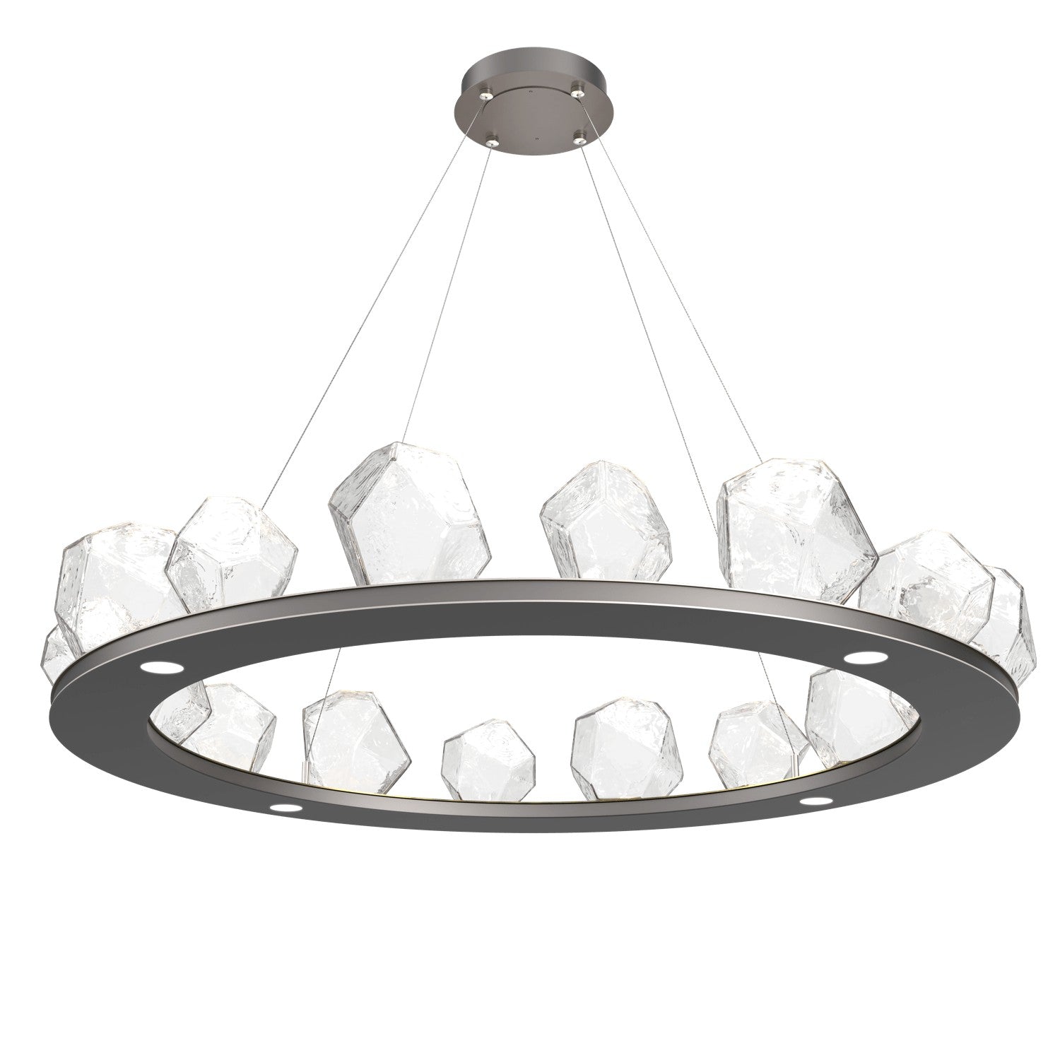 Hammerton Studio - CHB0039-0D-GP-C-CA1-L1 - LED Chandelier - Gem - Graphite