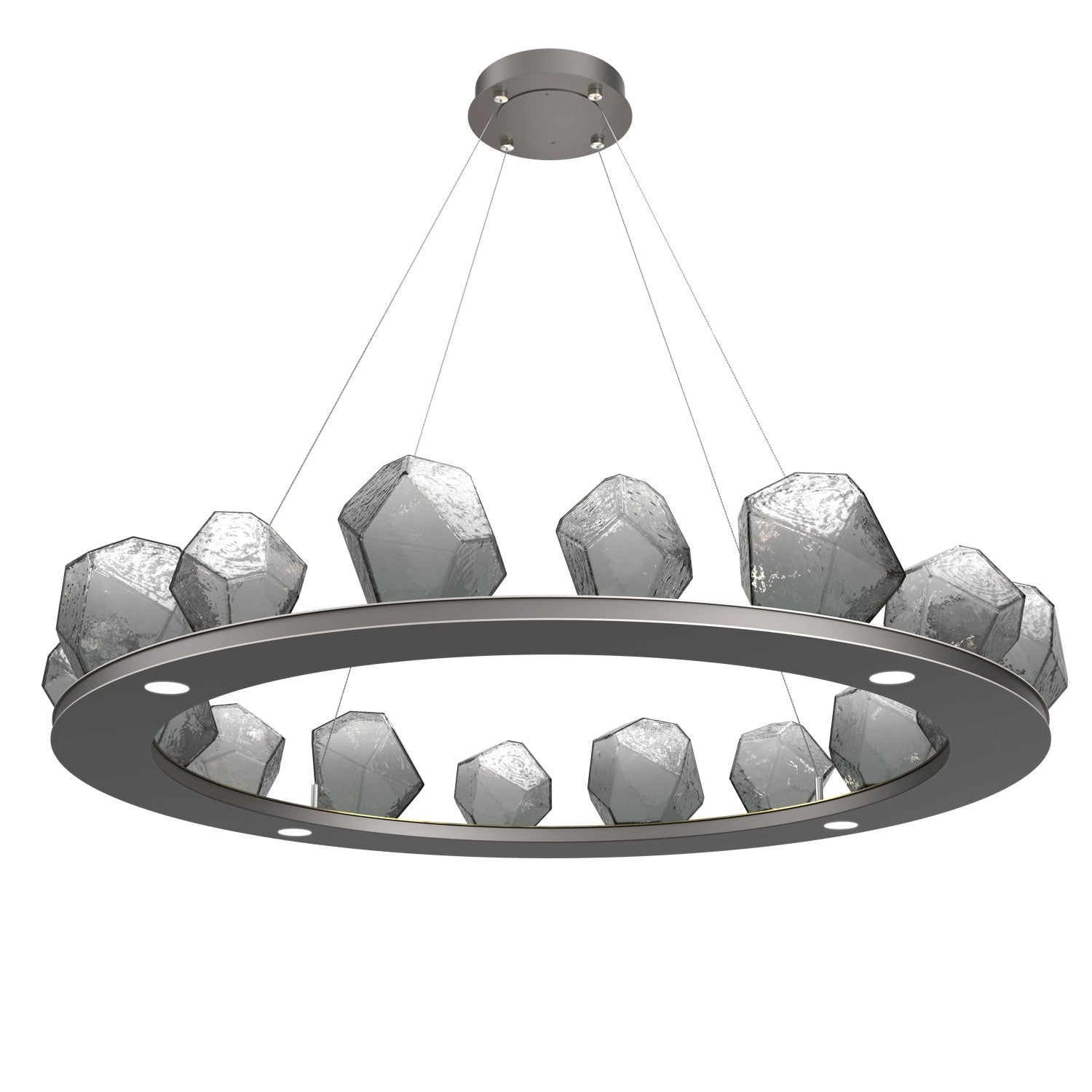 Hammerton Studio - CHB0039-0D-GP-S-CA1-L3 - LED Chandelier - Gem - Graphite