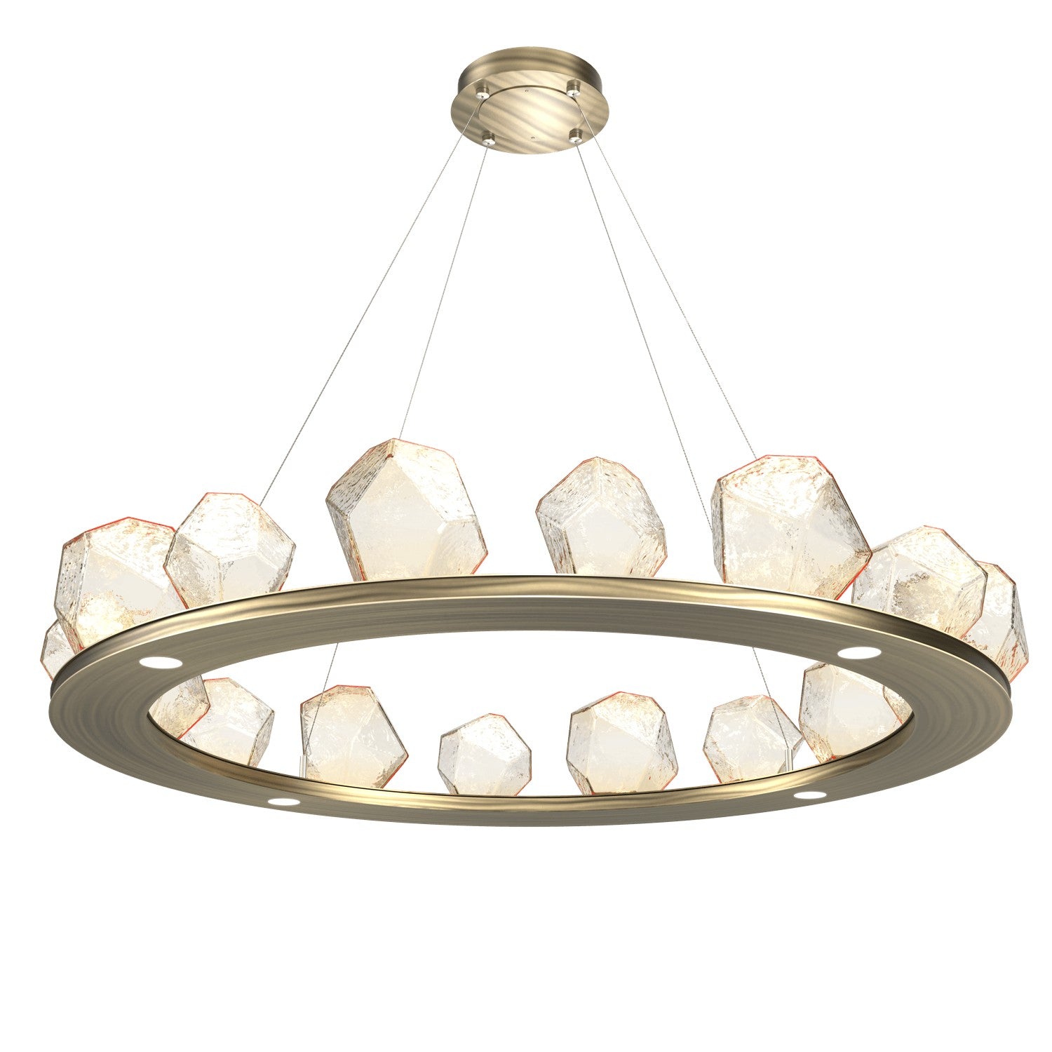 Hammerton Studio - CHB0039-0D-HB-A-CA1-L3 - LED Chandelier - Gem - Heritage Brass