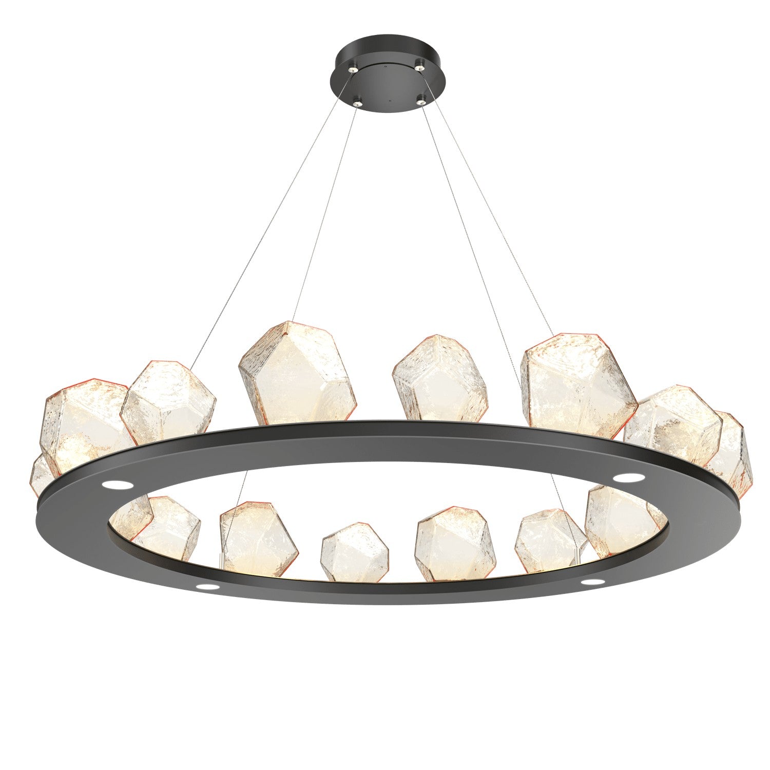 Hammerton Studio - CHB0039-0D-MB-A-CA1-L3 - LED Chandelier - Gem - Matte Black