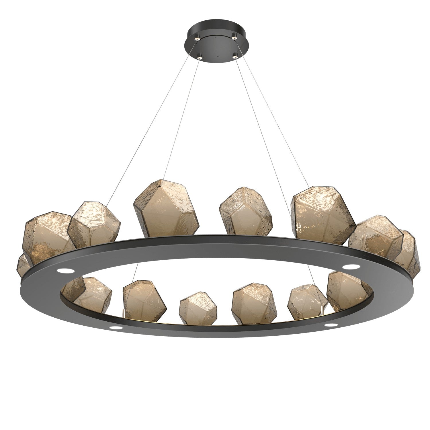 Hammerton Studio - CHB0039-0D-MB-B-CA1-L1 - LED Chandelier - Gem - Matte Black