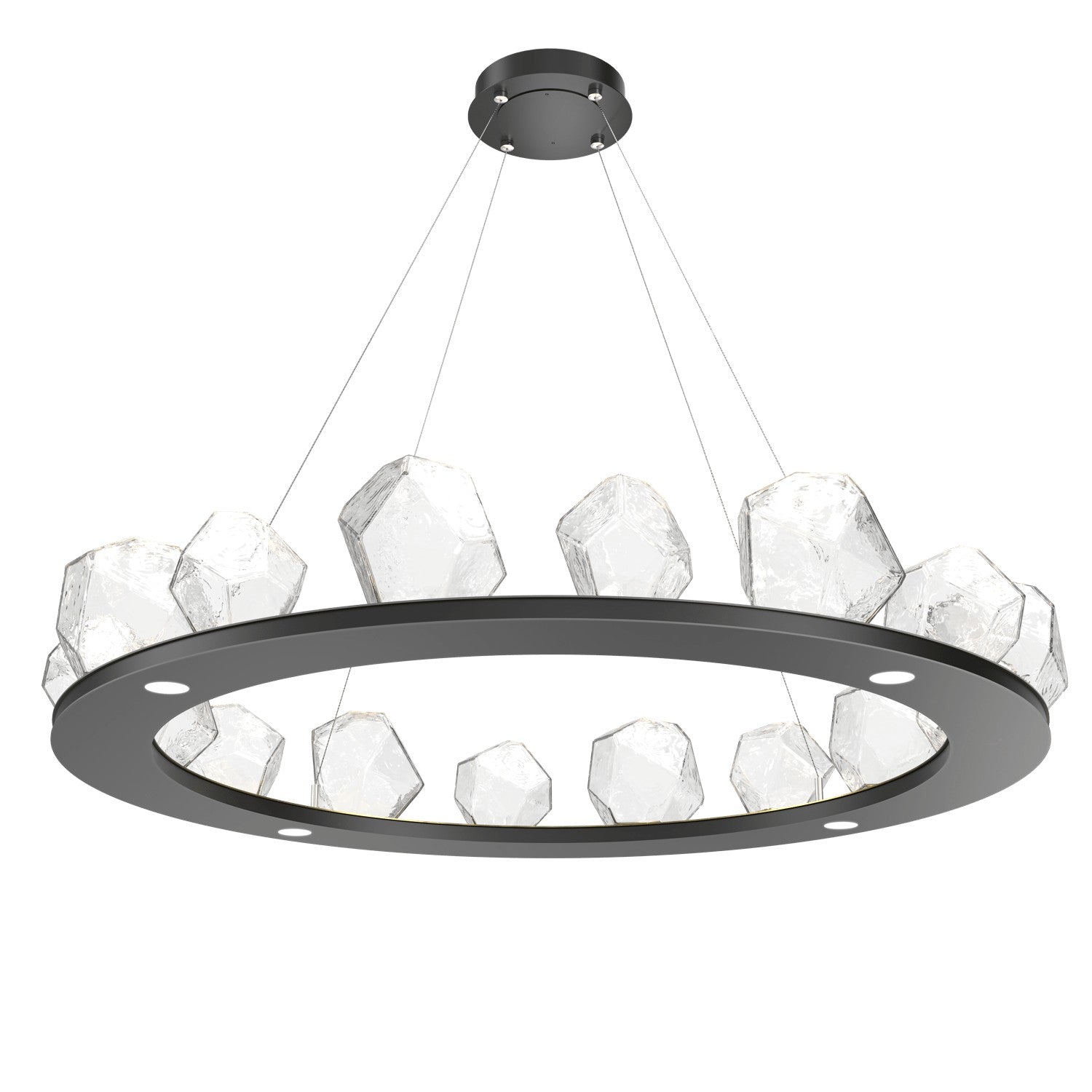 Hammerton Studio - CHB0039-0D-MB-C-CA1-L1 - LED Chandelier - Gem - Matte Black