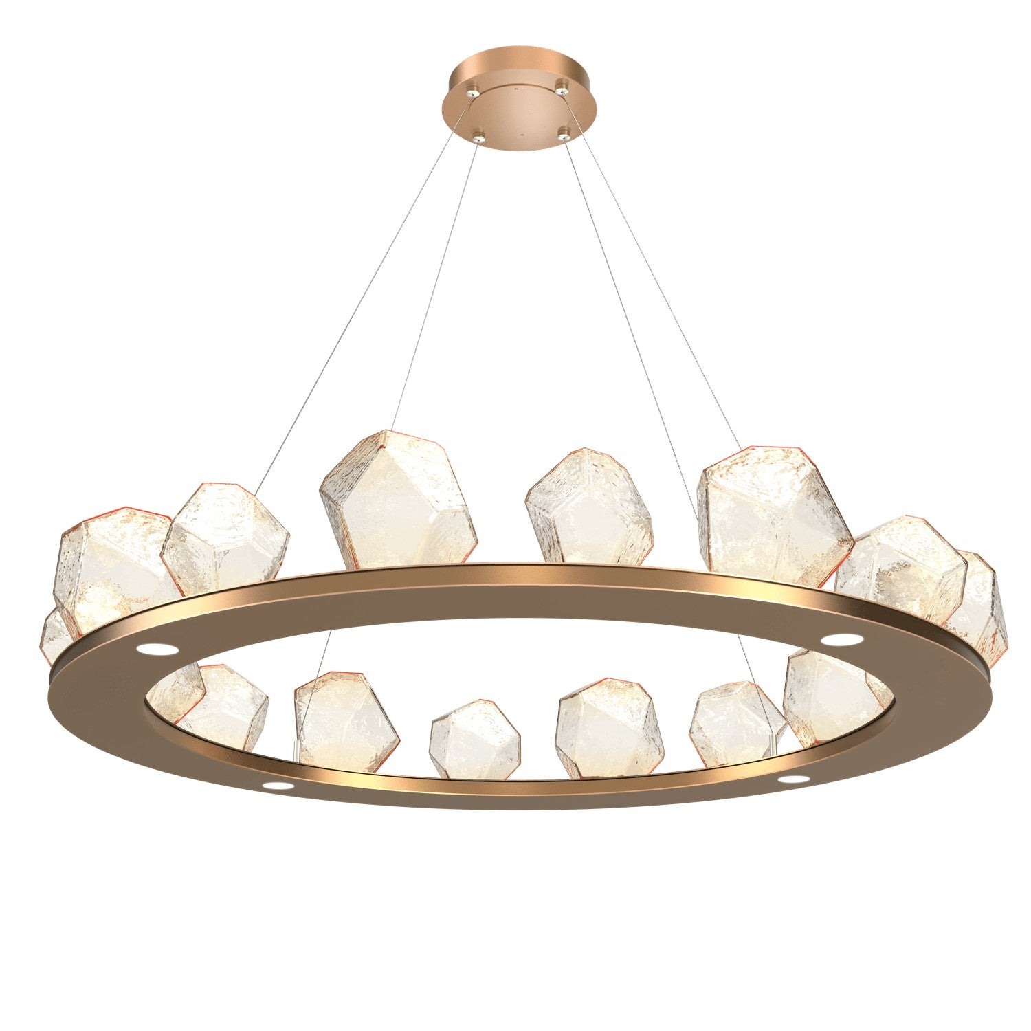 Hammerton Studio - CHB0039-0D-NB-A-CA1-L1 - LED Chandelier - Gem - Novel Brass