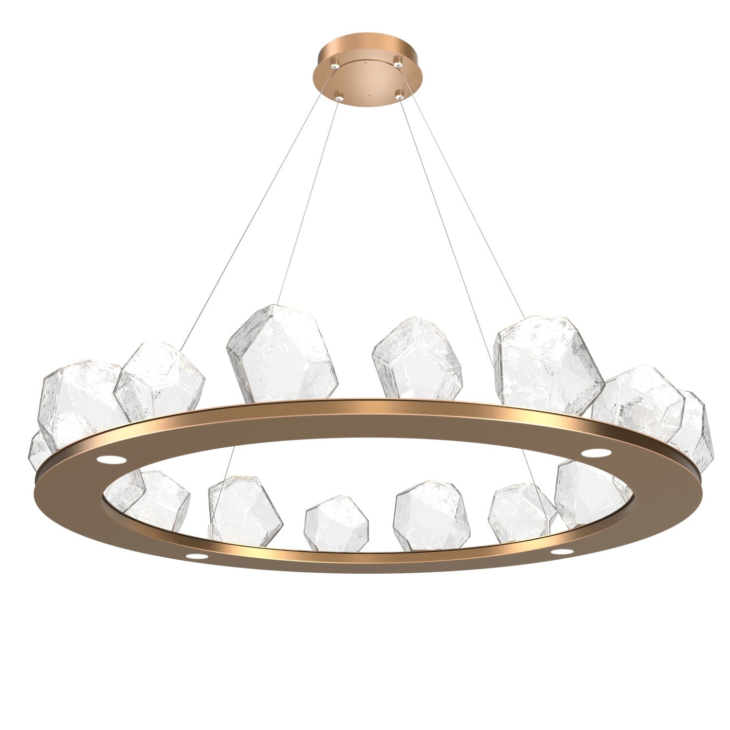 Hammerton Studio - CHB0039-0D-NB-C-CA1-L1 - LED Chandelier - Gem - Novel Brass