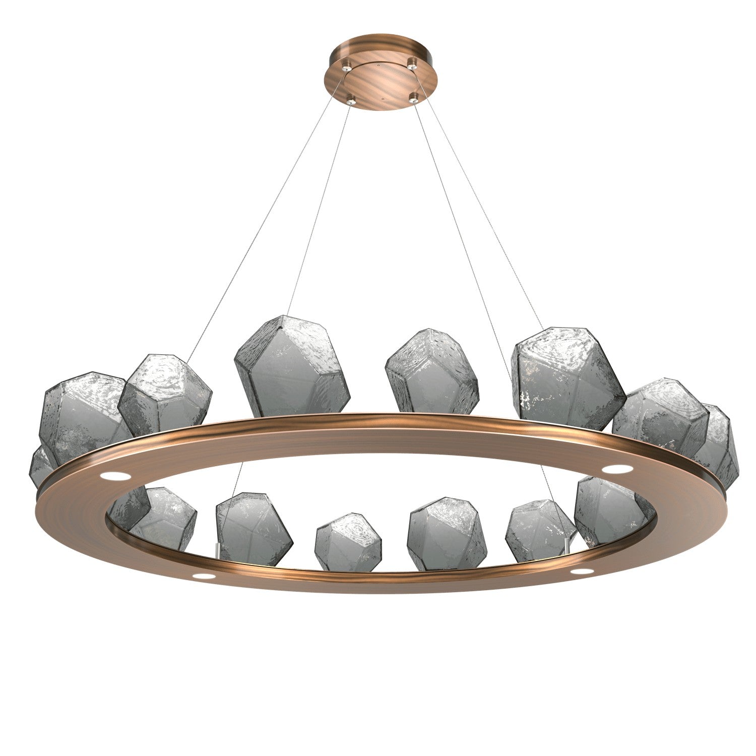 Hammerton Studio - CHB0039-0D-RB-S-CA1-L3 - LED Chandelier - Gem - Oil Rubbed Bronze