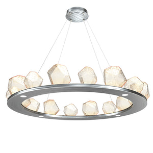 Hammerton Studio - CHB0039-0D-SN-A-CA1-L1 - LED Chandelier - Gem - Satin Nickel