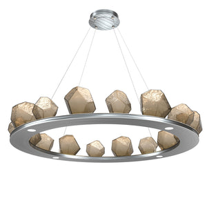 Hammerton Studio - CHB0039-0D-SN-B-CA1-L1 - LED Chandelier - Gem - Satin Nickel