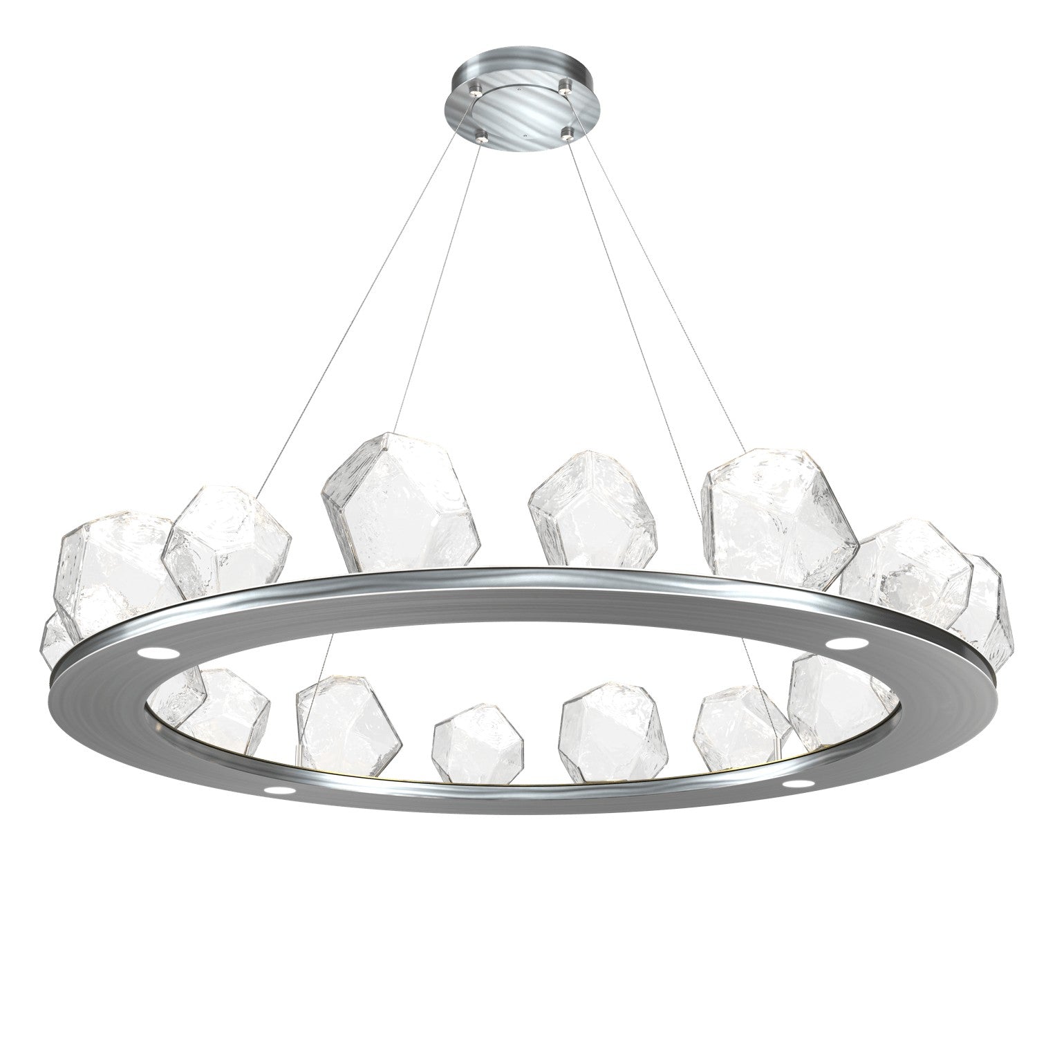 Hammerton Studio - CHB0039-0D-SN-C-CA1-L1 - LED Chandelier - Gem - Satin Nickel