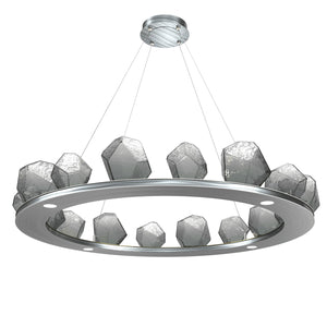 Hammerton Studio - CHB0039-0D-SN-S-CA1-L3 - LED Chandelier - Gem - Satin Nickel