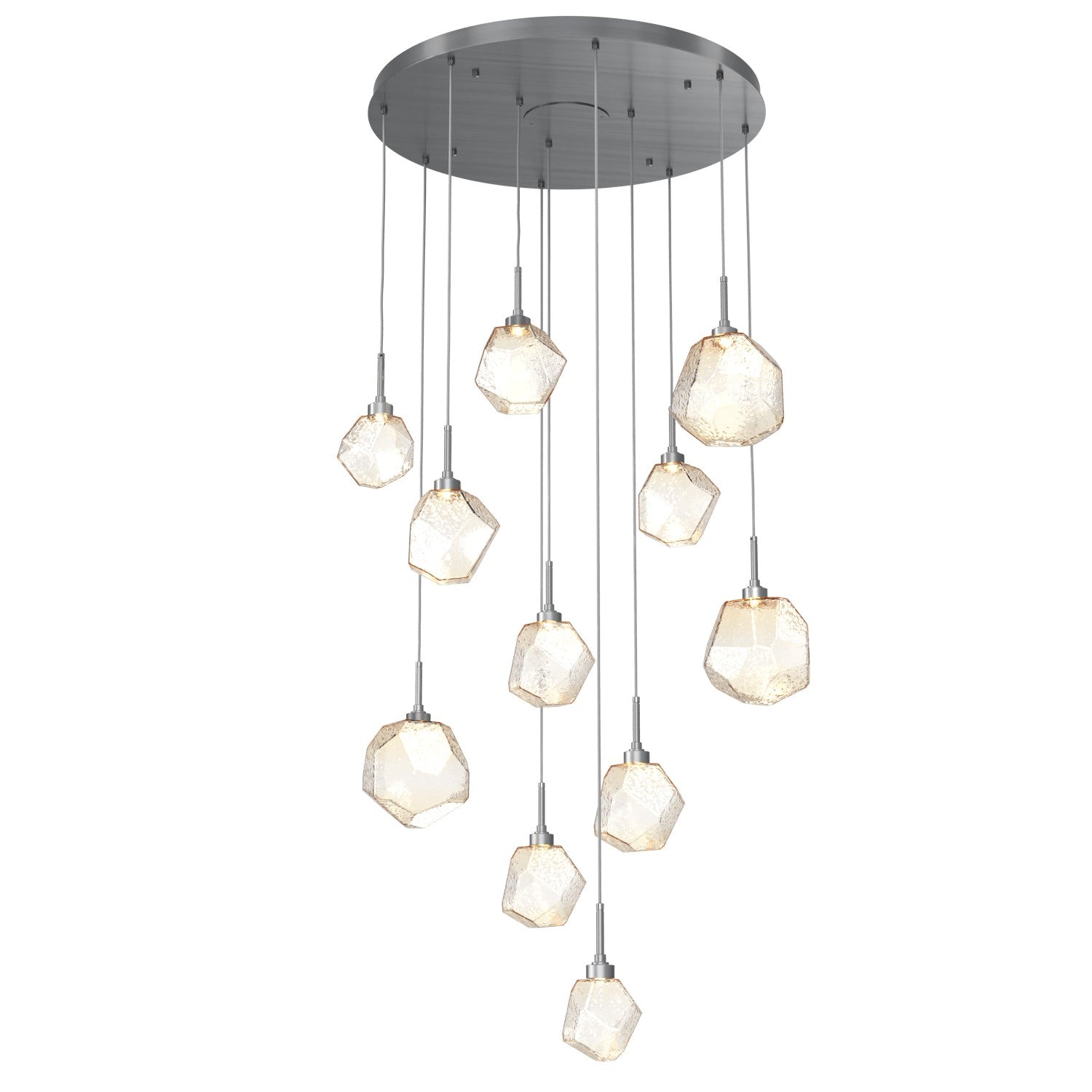 Hammerton Studio - CHB0039-11-GM-A-C01-L1 - LED Pendant - Gem - Gunmetal