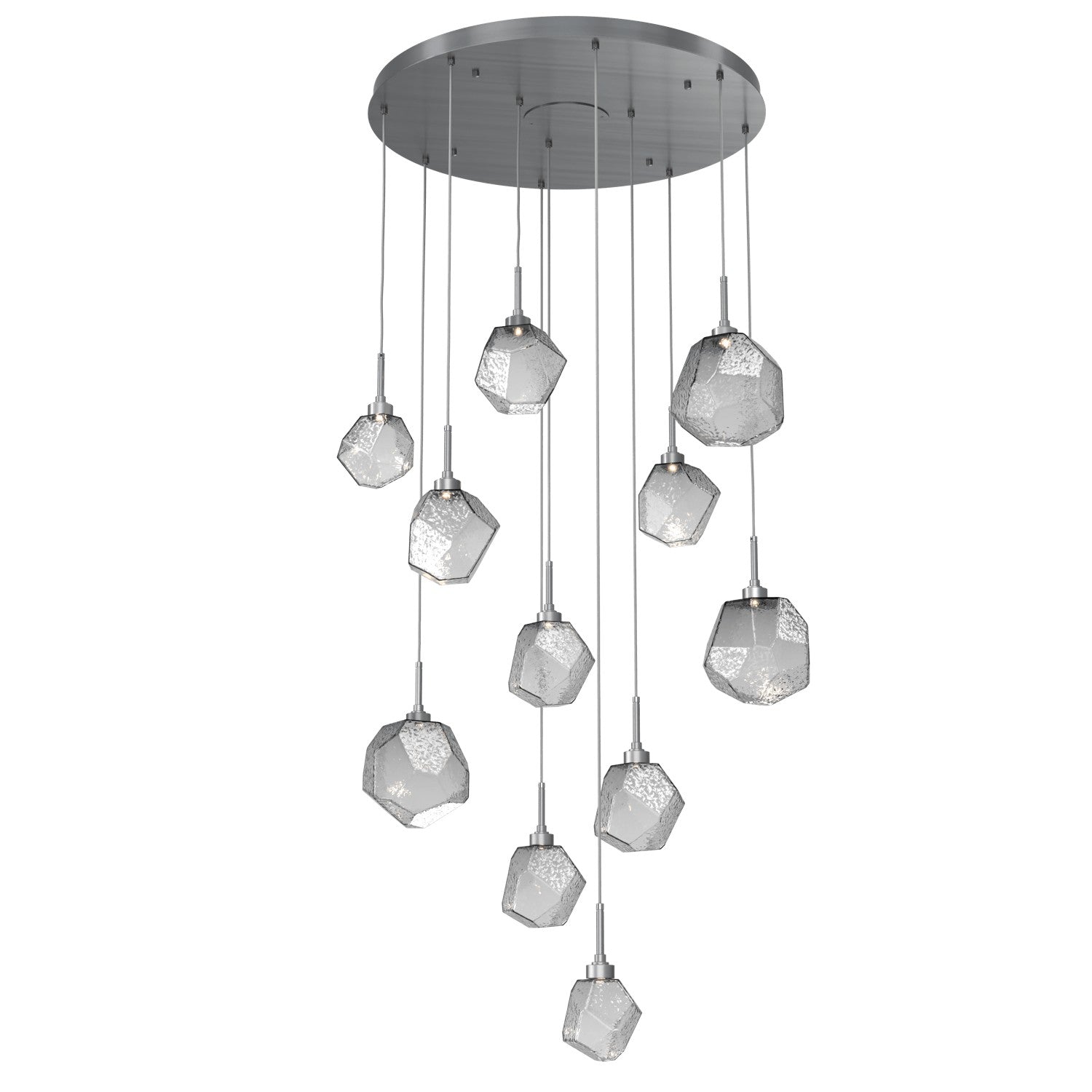 Hammerton Studio - CHB0039-11-GM-S-C01-L1 - LED Pendant - Gem - Gunmetal