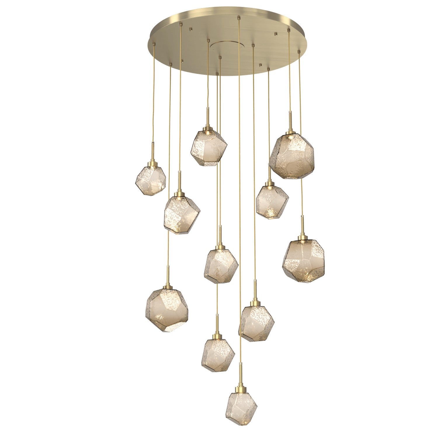 Hammerton Studio - CHB0039-11-HB-B-C01-L1 - LED Pendant - Gem - Heritage Brass