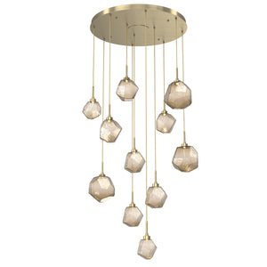 Hammerton Studio - CHB0039-11-HB-B-C01-L1 - LED Pendant - Gem - Heritage Brass