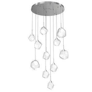 Hammerton Studio - CHB0039-11-SN-C-C01-L1 - LED Pendant - Gem - Satin Nickel