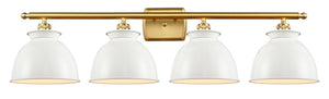 Innovations - 516-4W-SG-M14-W - Four Light Bath Vanity - Ballston - Satin Gold