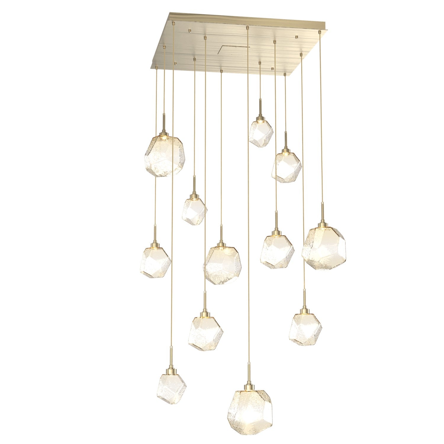 Hammerton Studio - CHB0039-12-HB-A-C01-L1 - LED Pendant - Gem - Heritage Brass