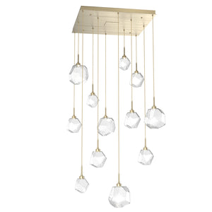 Hammerton Studio - CHB0039-12-HB-C-C01-L1 - LED Pendant - Gem - Heritage Brass