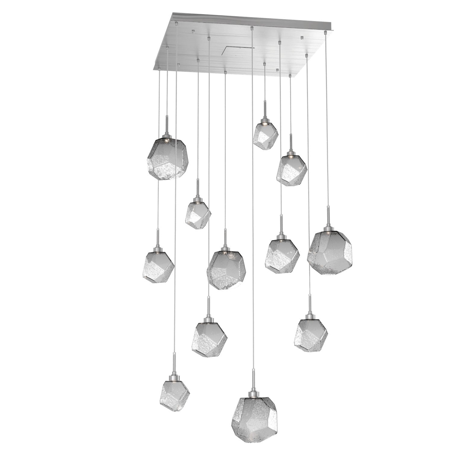 Hammerton Studio - CHB0039-12-SN-S-C01-L1 - LED Pendant - Gem - Satin Nickel