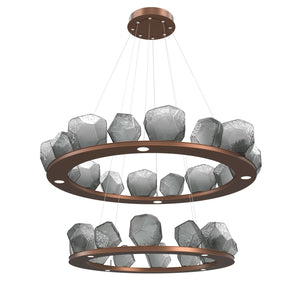 Hammerton Studio - CHB0039-2B-BB-S-CA1-L1 - LED Chandelier - Gem - Burnished Bronze