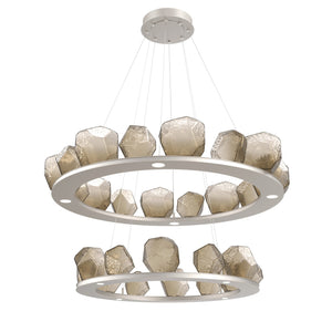 Hammerton Studio - CHB0039-2B-BS-B-CA1-L1 - LED Chandelier - Gem - Beige Silver