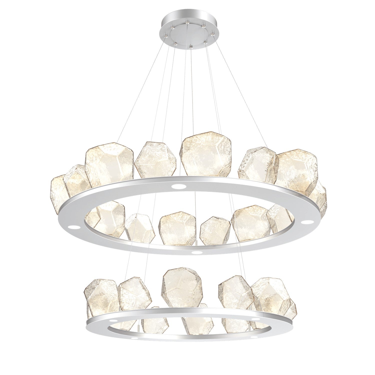 Hammerton Studio - CHB0039-2B-CS-A-CA1-L3 - LED Chandelier - Gem - Classic Silver