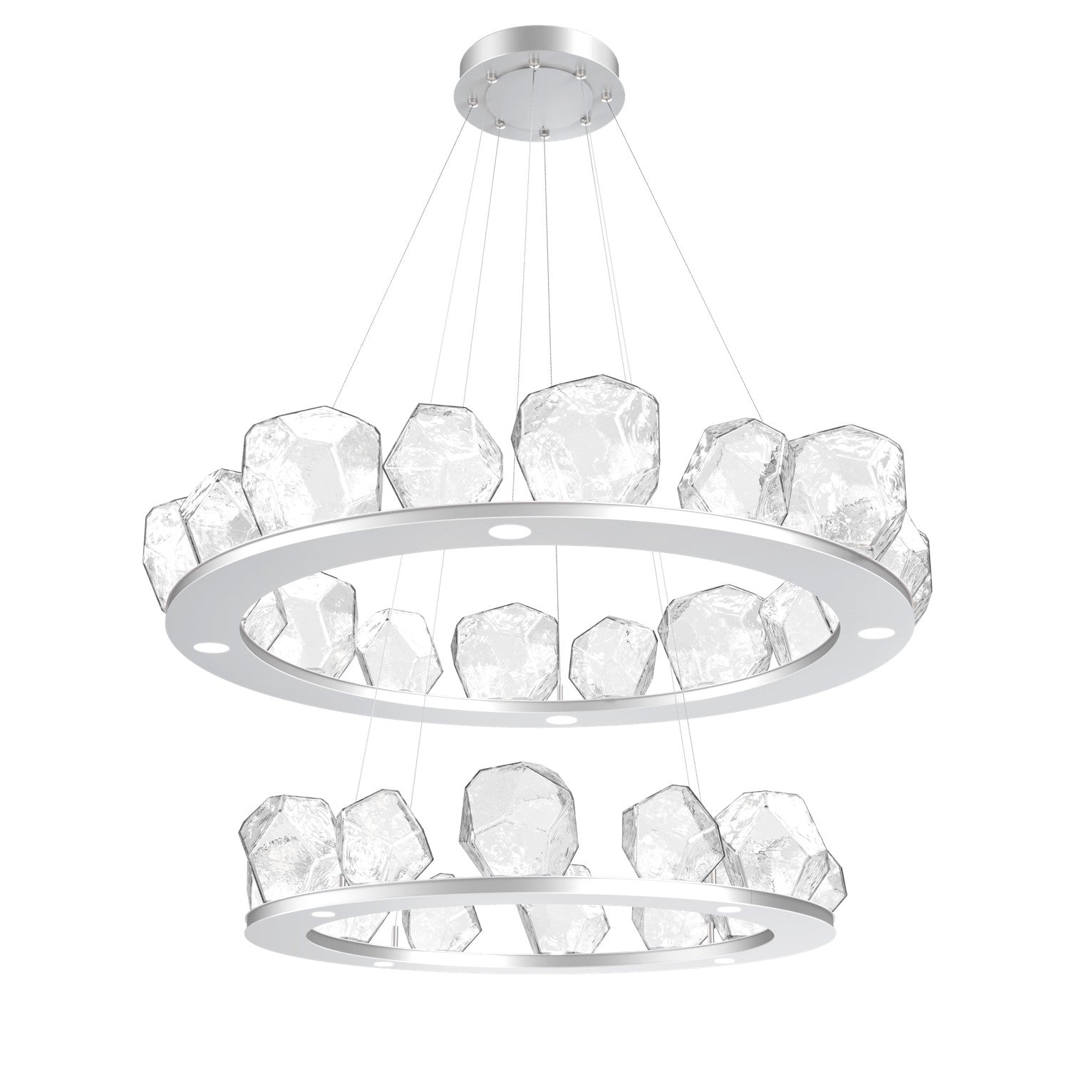 Hammerton Studio - CHB0039-2B-CS-C-CA1-L1 - LED Chandelier - Gem - Classic Silver