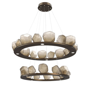 Hammerton Studio - CHB0039-2B-FB-B-CA1-L1 - LED Chandelier - Gem - Flat Bronze