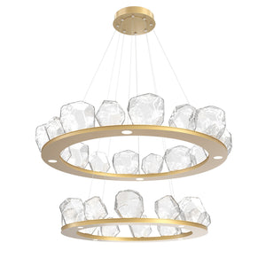 Hammerton Studio - CHB0039-2B-GB-C-CA1-L3 - LED Chandelier - Gem - Gilded Brass